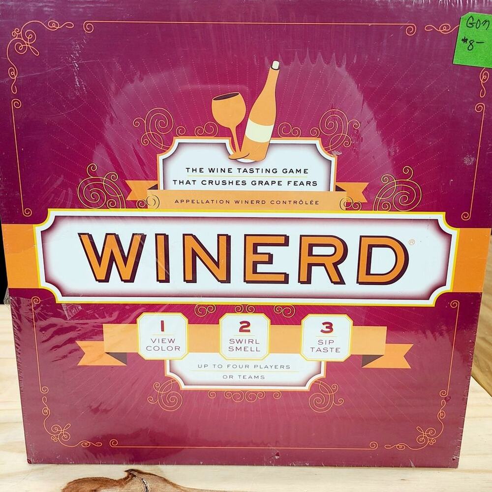 Winerd Board Game Wine Trivia Wine Tasting 2011  **FACTORY SEALED**